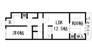 グリーンシティの物件間取画像